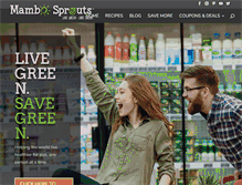 Tablet Screenshot of mambosprouts.com